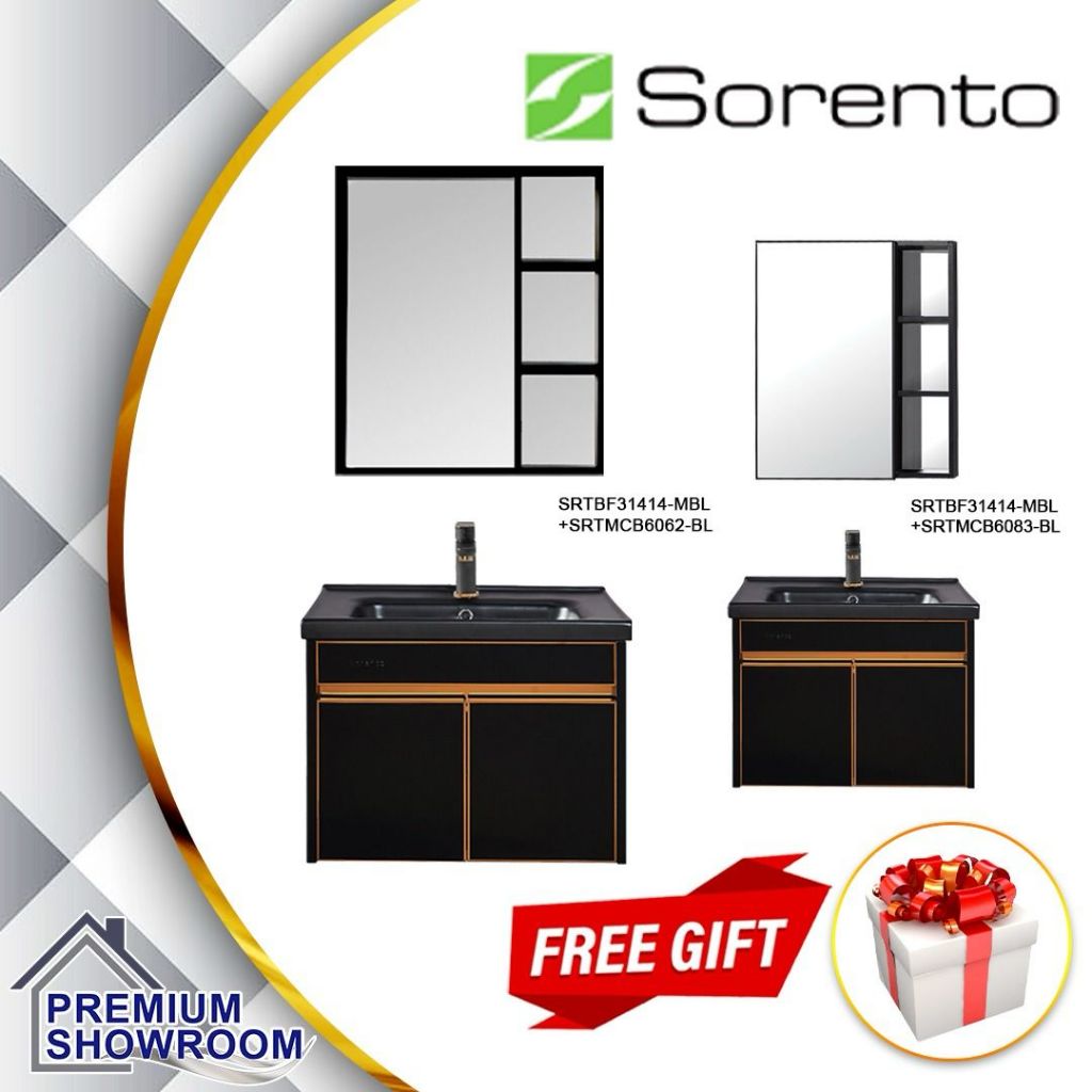 SORENTO Basin Cabinet Set 600mm | Stainless Steel Cabinet | Bathroom ...