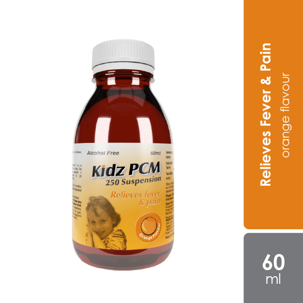 Paracetamol Kidz Syrup (Winwa Kidz PCM) - For Fever, Pain, Sore Throat ...