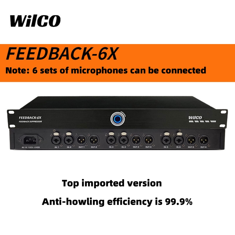thumbnail image 2 of HKFGSHOP Professional Feedback Suppressor, 2-in 2-Out 2 of 11