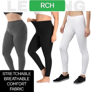 【READY STOCK AT MALAYSIA】LEGGING HIGH QUALITY Stretchable high waist Cotton L to 3XL