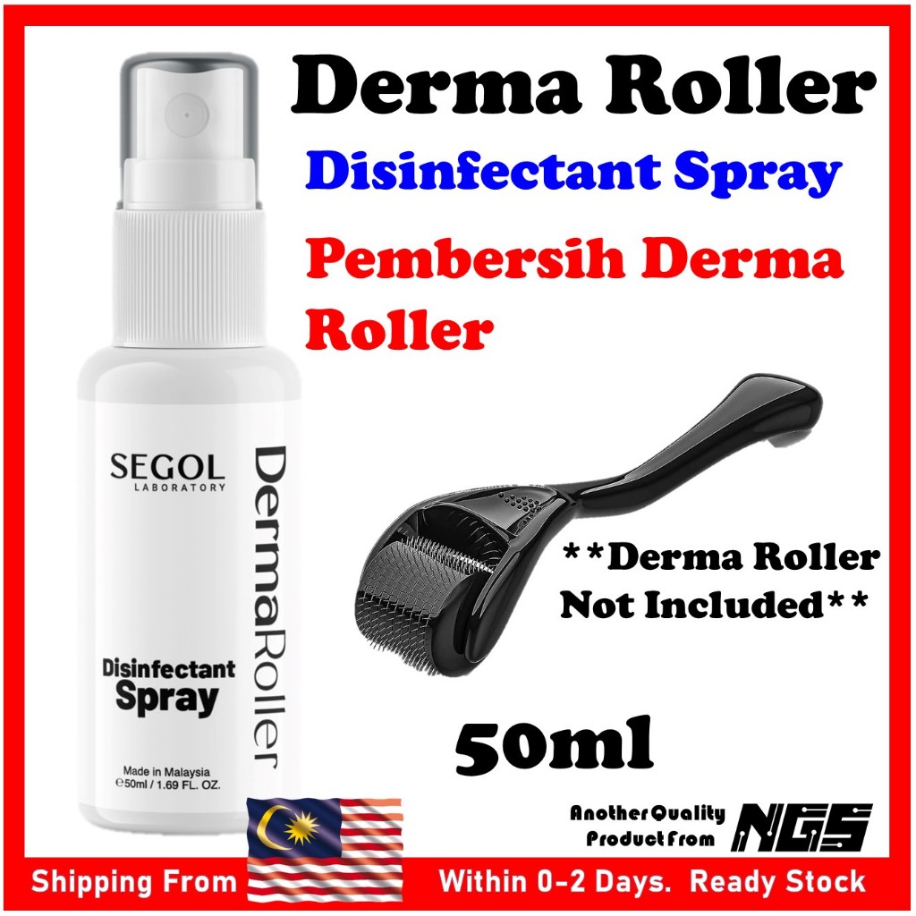 Derma Roller Cleanser Spray Disinfectant Spray Pembersih Derma Roller