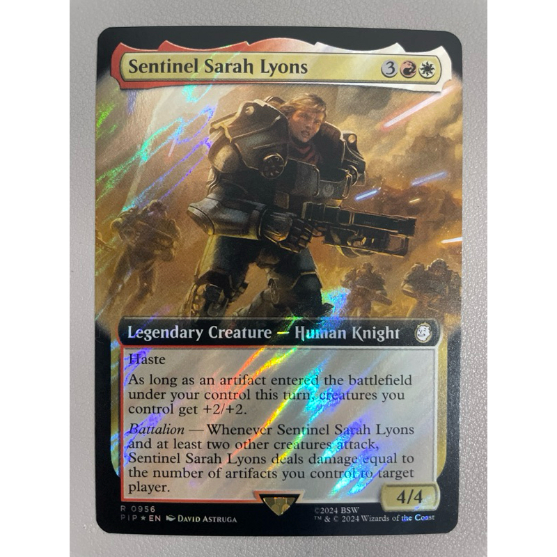 MTG:Fallout (PIP) R0956 - Sentinel Sarah Lyons | Shopee Malaysia