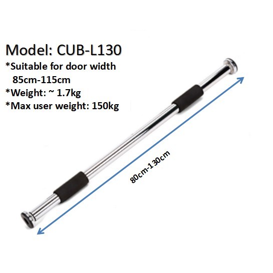 BPS Chin Up Bar Doorway Gym Pull Up Bar Door Gym Bars Arm ForeArm Dip