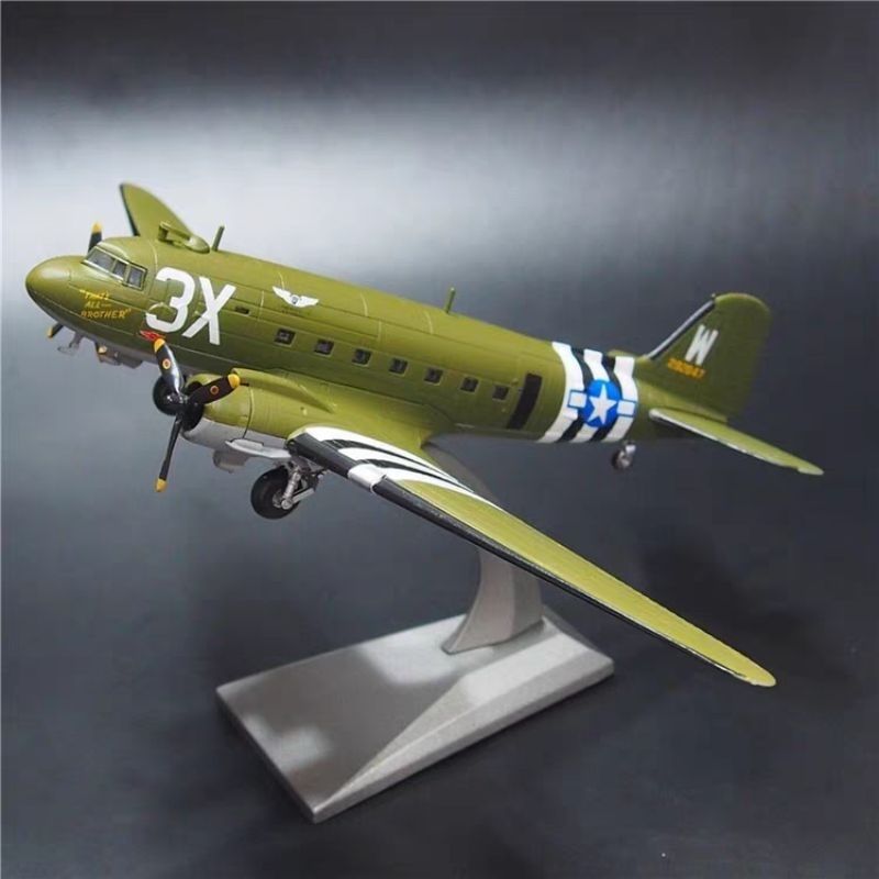 WWll Normady C-47 Transporter Diecast display model 1/100 | Shopee Malaysia