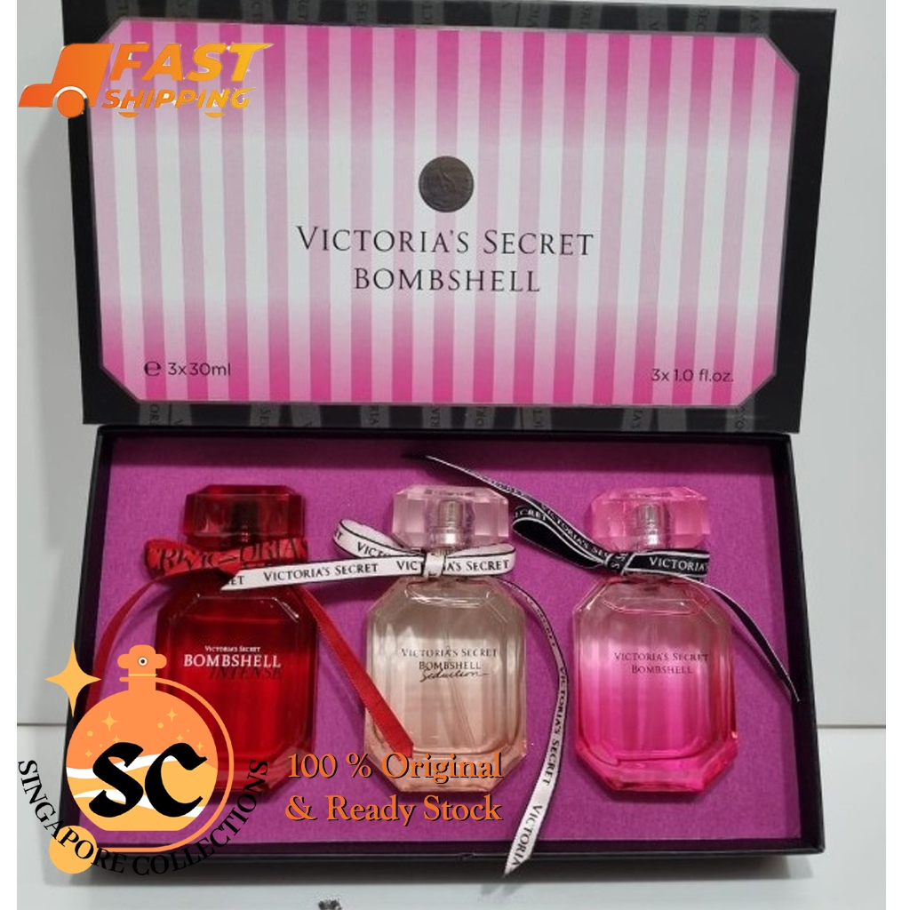 (ORI100%)3 in 1 VS Bombshell Set For Her 3x30ML | Shopee Malaysia
