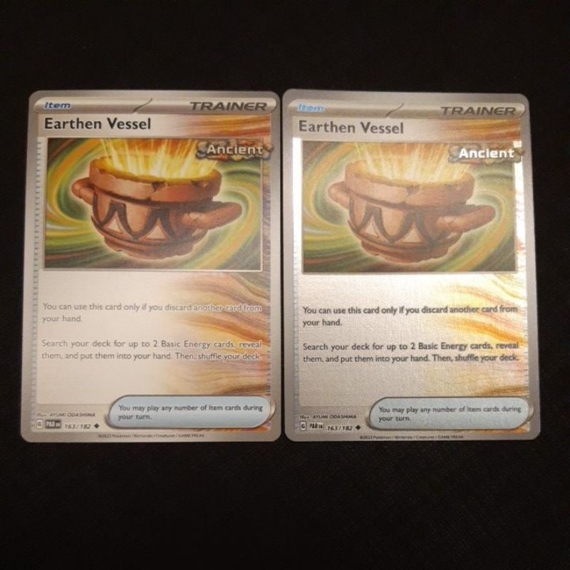 earthen vessel pokemon card Amazon.com: Earthen Vessel - 163/182 - Paradox Rift - Pokemon Ancient  Trainer Card Lot x4