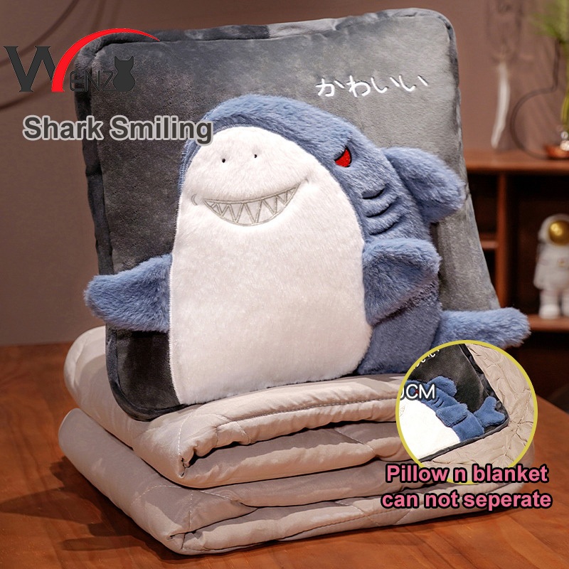 3 in 1 Multipurpose Huggable Soft Pillow Blanket Hand Warmer Cute Soft