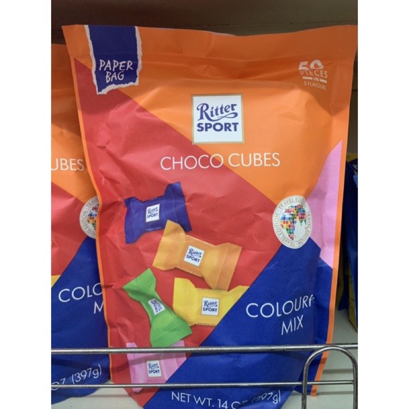 COKLAT LANGKAWI RITTER SPORT MINI CUBES | Shopee Malaysia