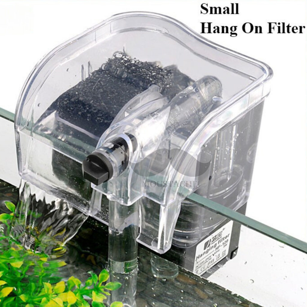 Mini Hang-On Filter Aquarium Penapis Filter Tank aquarium accessori ...