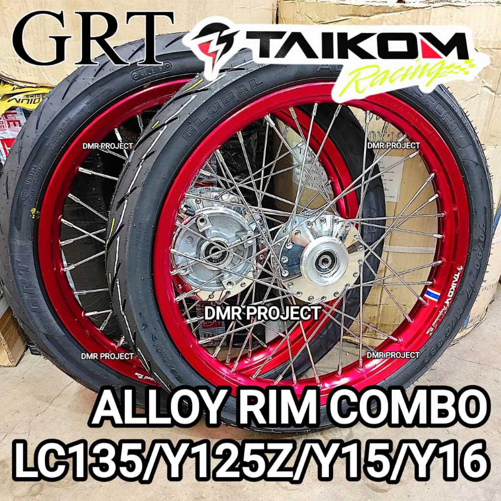 [TAIKOM COMBO TAYAR GRT] LC135/Y125Z/LCV8/Y15/Y16/RS150/RSX150 ALLOY ...