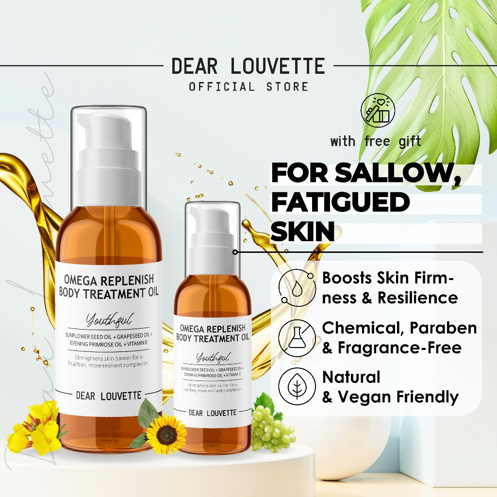 Triple Omega Replenish Body Oil Grapeseed Oil Evening Primrose Oil Body