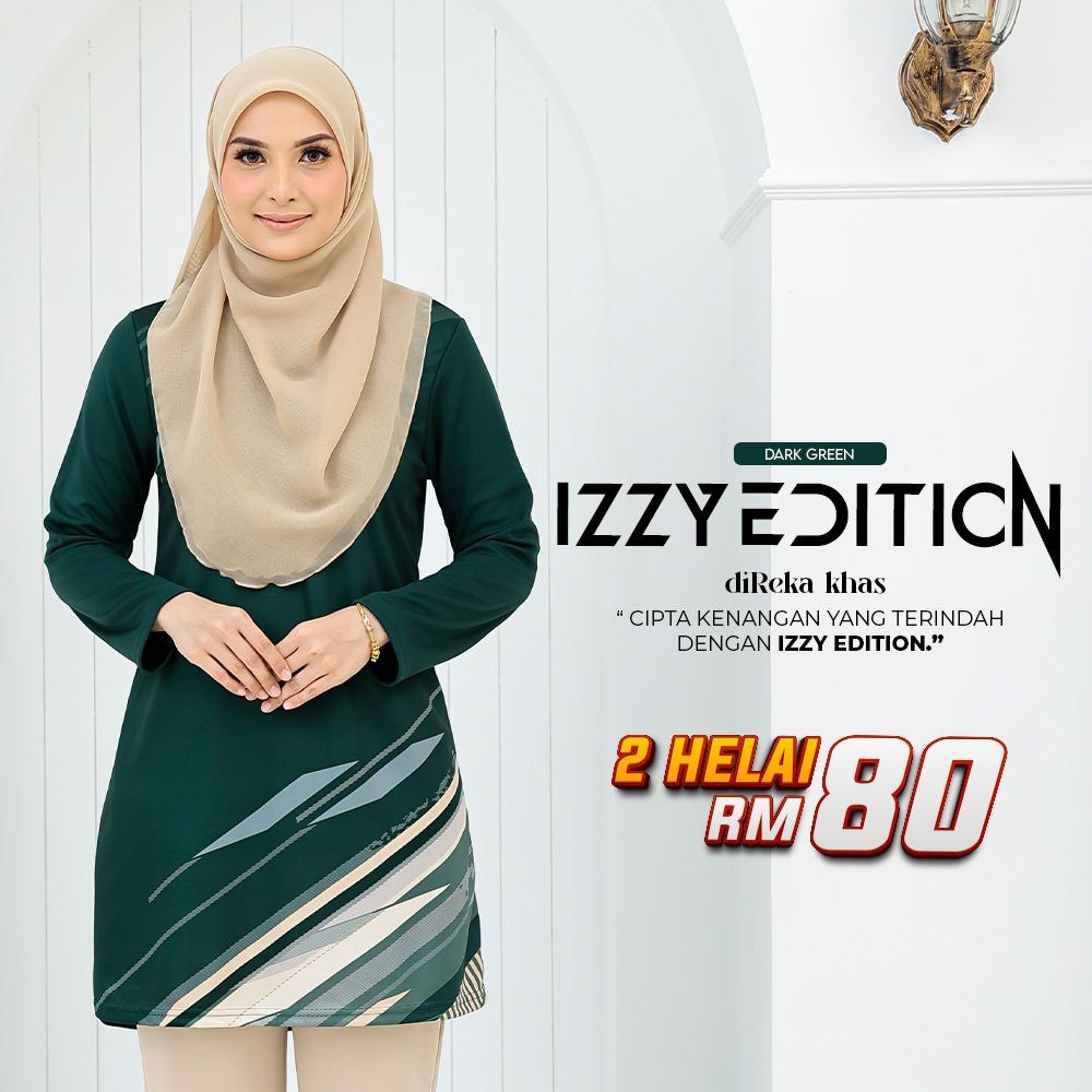 T Shirt Muslimah Izzy Series By Awanaz Style Plus Size Shopee