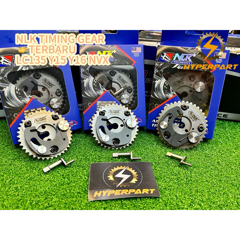 NLK PERFORMANCE ADJUSTABLE TIMING GEAR Y15 LC135 Y16 NVX Shopee Malaysia