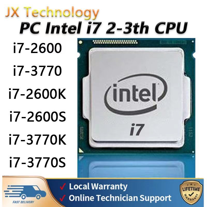 PC Intel Core i7 2600 3770 2600K 2600S 3770K 3770S CPU Desktop Gen