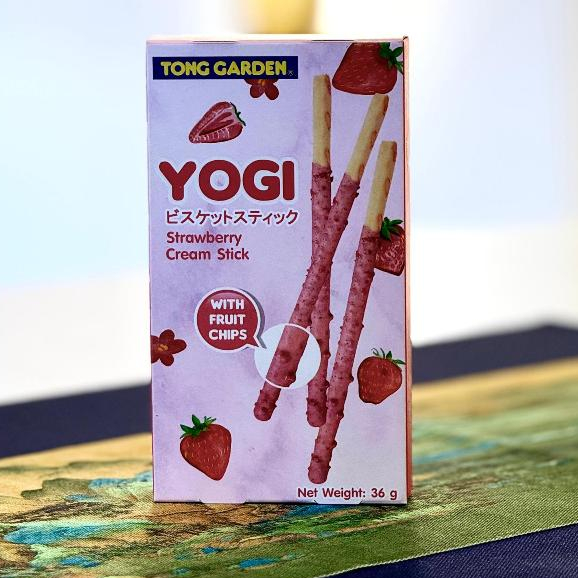 Tong Garden YOGI Strawberry Cream Stick (45g) Shopee Malaysia