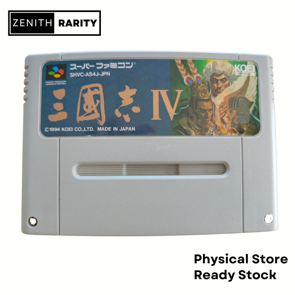 Zenith Rarity Nintendo Super Famicom SFC game Romance of the Three ...