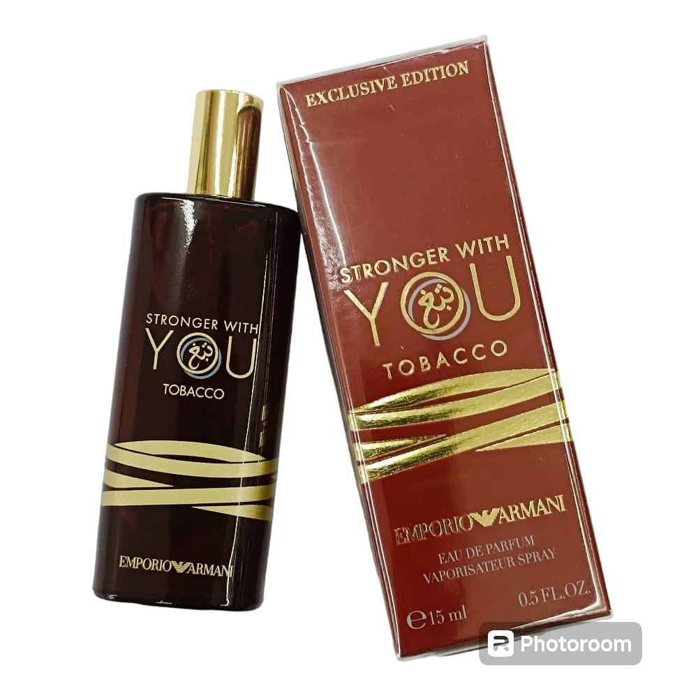 stronger with you tobacco 15ml EMPORIO ARMANI STRONGER WITH YOU TOBACCO EDP (M) 15ML SPRAY