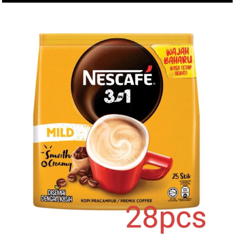 Nescafe mild 3 in 1 28pcs | Shopee Malaysia