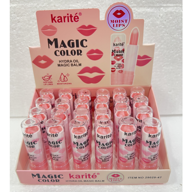 KARITE MAGIC COLOR HYDRA OIL MAGIC BALM NO:29029-47 (24PCS) | Shopee ...