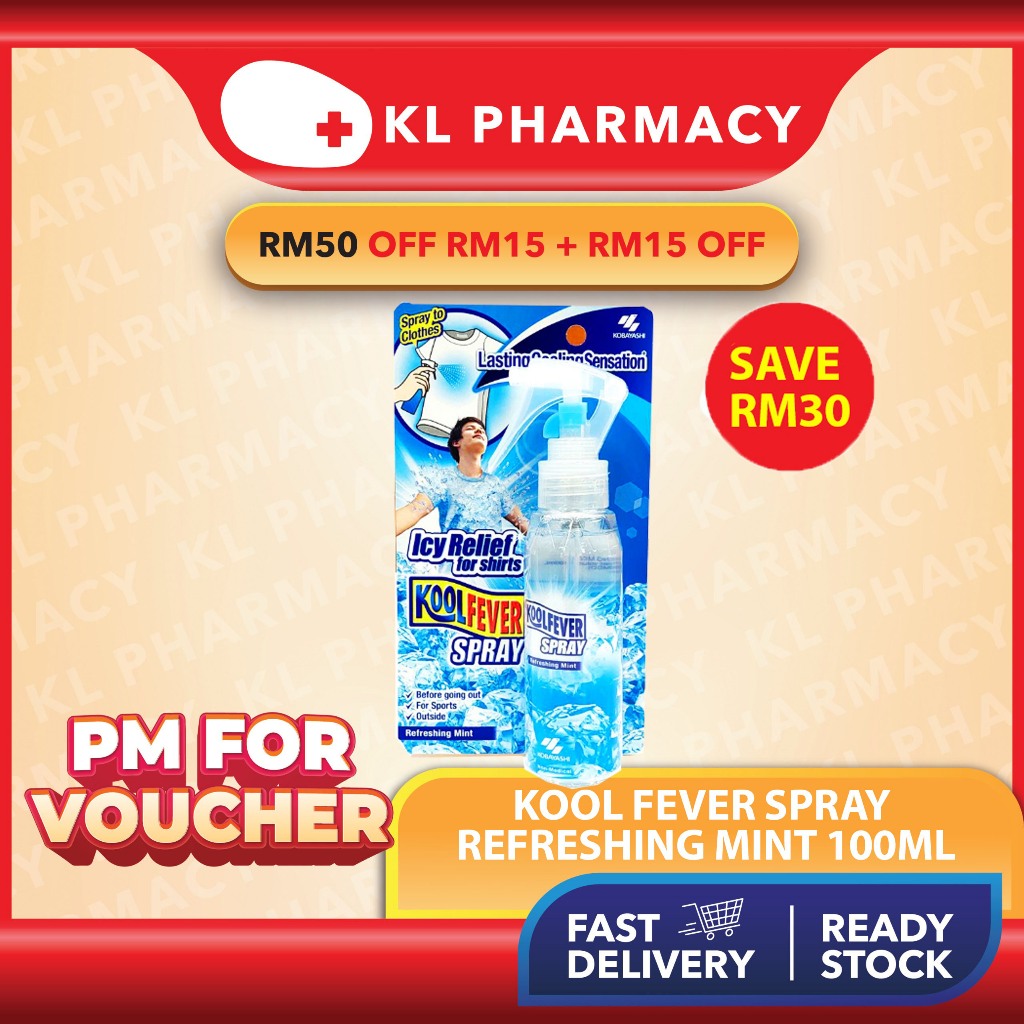 KOOL FEVER SPRAY REFRESHING MINT 100ML | Shopee Malaysia