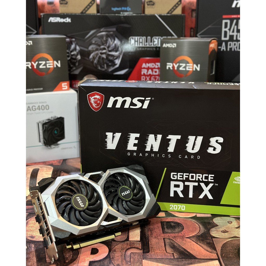 MSI Gaming GeForce RTX 2070 8GB GDRR6 256 Bit HDMI Shopee Malaysia