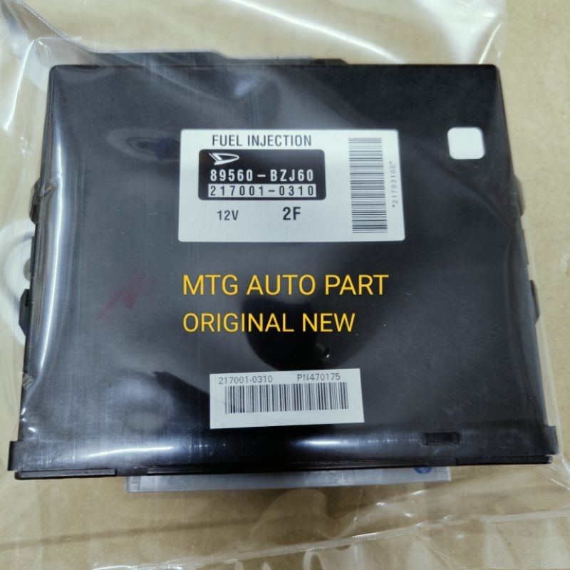 ORIGINAL PERODUA MYVI 1.5 LAGI 2015 ENGINE ECU (89560-BZJ60) | Shopee ...