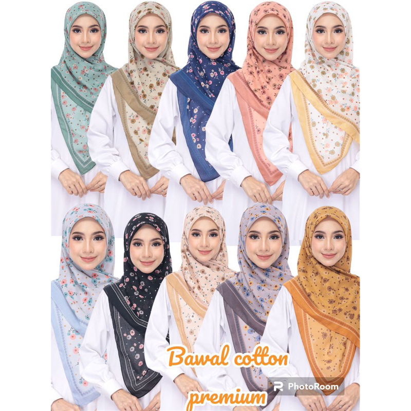 bawal cotton premium corak bidang 45 je2 | Shopee Malaysia