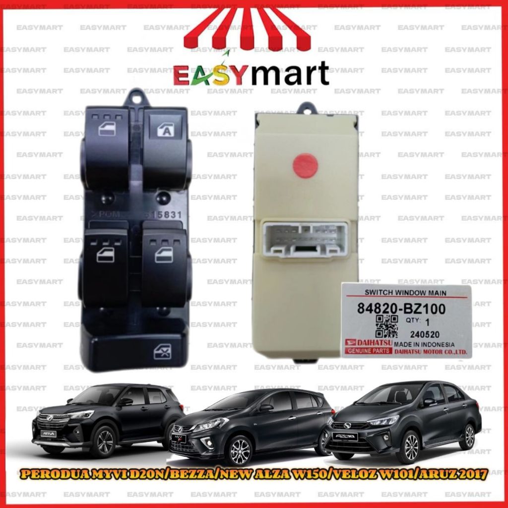 Original Switch Myvi D20N Ativa Bezza New Alza W150 Veloz W101 Aruz ...
