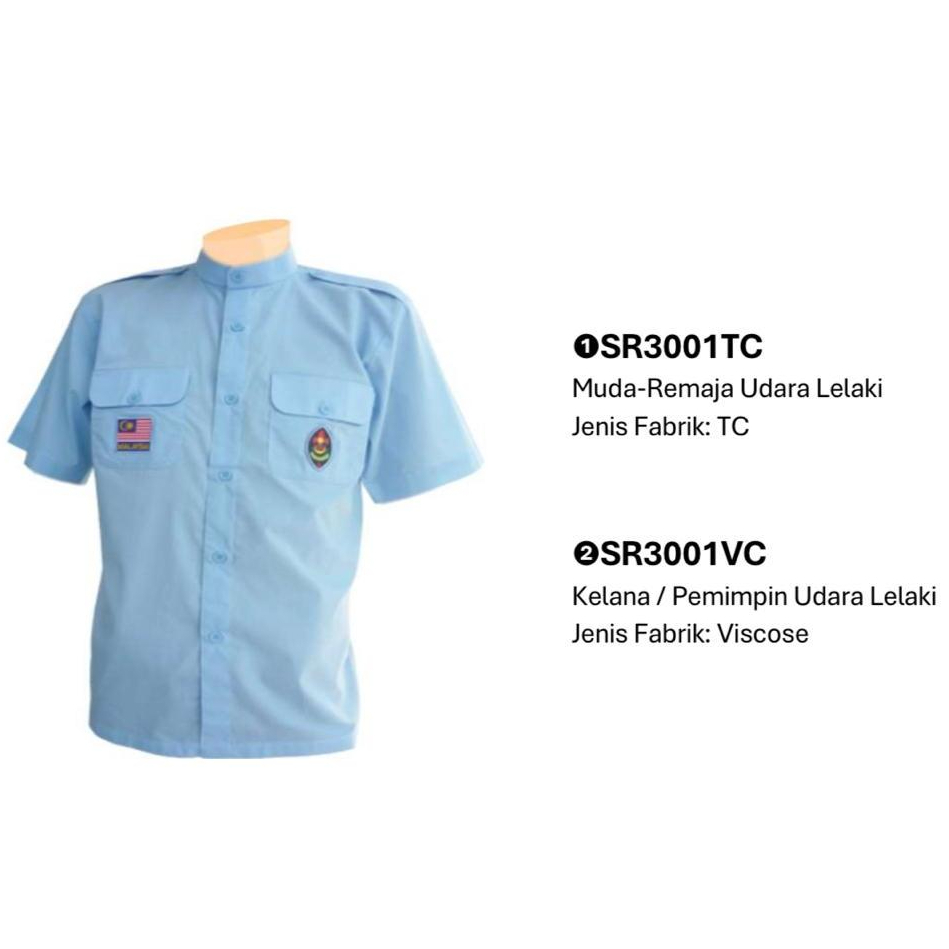 Uniform Pengakap Udara Muda/Remaja/Kelana/Pemimpin Male/LELAKI SR3001 ...