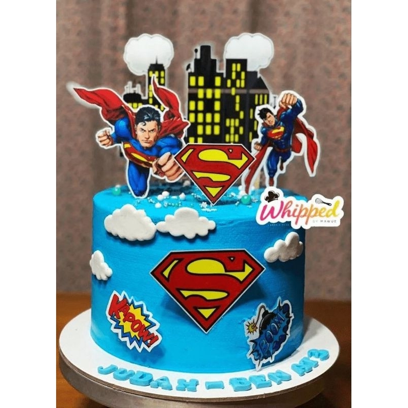 superman topper cakes | Shopee Malaysia