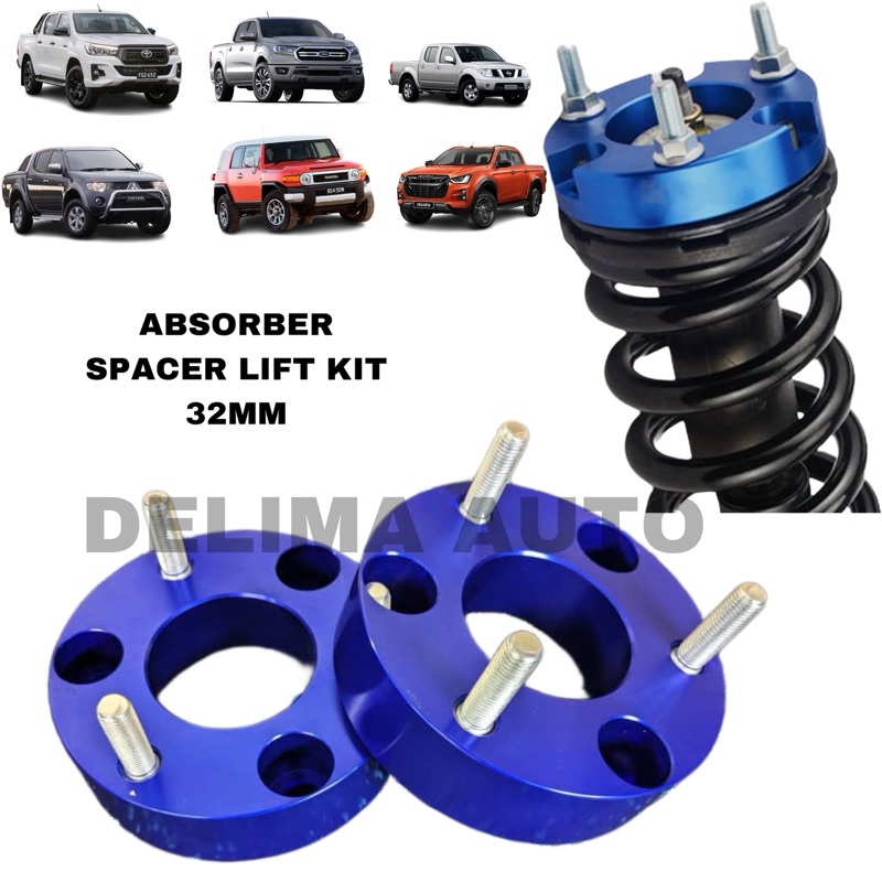 Depan Absorber SHOCK Spacer Lift Kit Toyota HILUX Vigo REVO Ranger T6