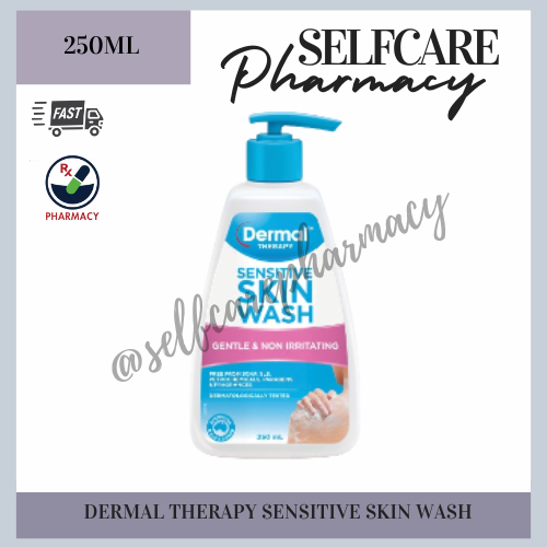 DERMAL THERAPY SENSITIVE SKIN WASH 250ML (EXP: 01/2025) | Shopee Malaysia