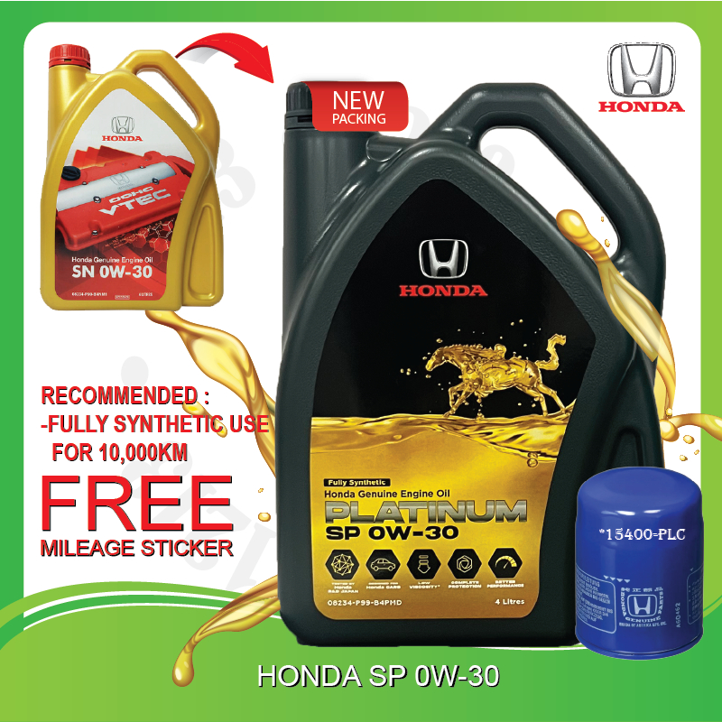 🇲🇾ORI HONDA FULLY 0W30 4L CIVIC ACCORD HRV BRV CRV ODYSSEY STREAM FREED