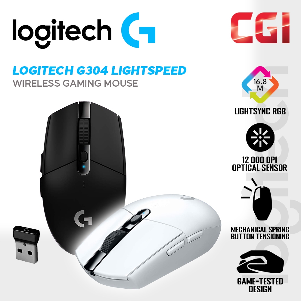 Logitech G304 G Series Lightspeed Wireless Gaming Mouse - 910-005284 ...