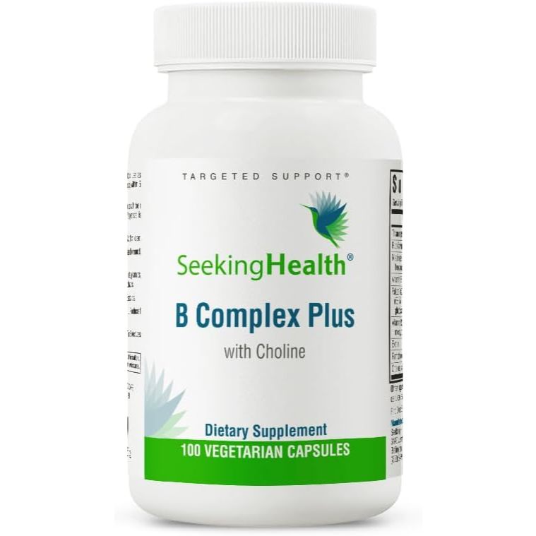 Seeking Health B Complex Plus, Vitamin B12, Riboflavin, Methylfolate ...