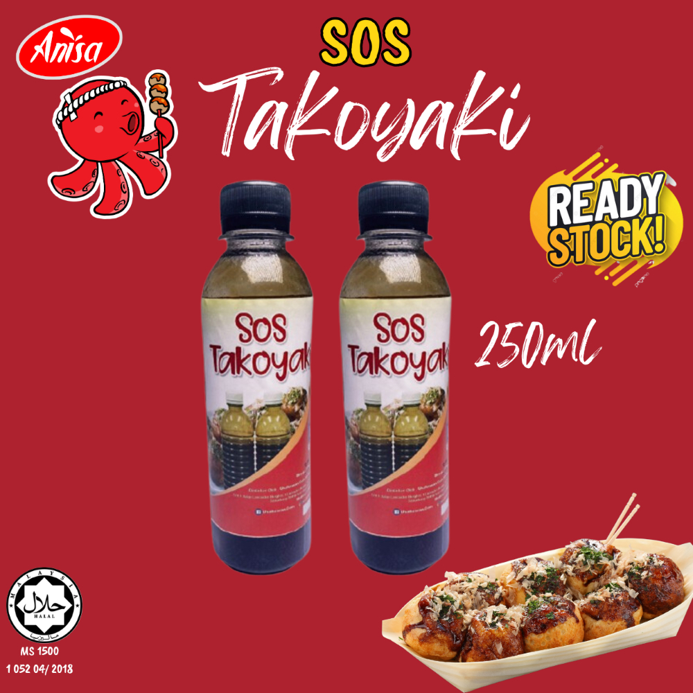 [HALAL] TAKOYAKI SOS [READY STOCK] - 250ml, 500ml, 1L | Shopee Malaysia