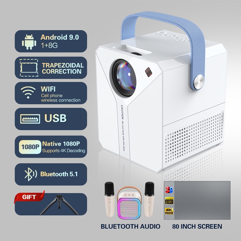 Mini Projector For Smartphone Wireless Android Projector Home Projektor For Room Portable