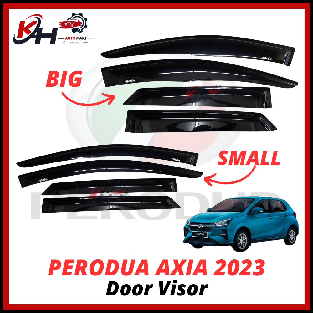 PERODUA AXIA NEW 2023 Door Sun Visor Air Press Car Window Wind ...