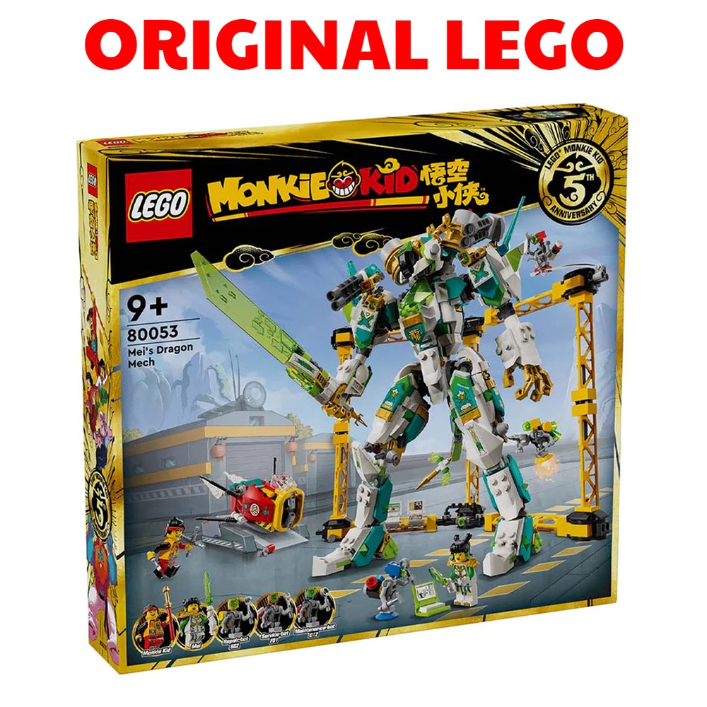 LEGO 80053 Monkie Kid Mei’s Dragon Mech (Without Minifigure) | Shopee ...