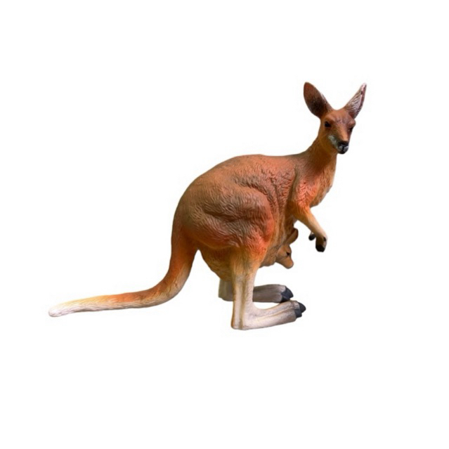 Red Kangaroo Figurine - Female With Joey (Collecta) | Shopee Malaysia