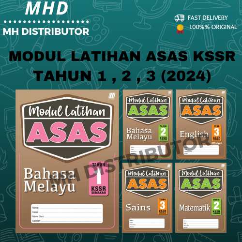 [MHD] Buku Latihan 2024: Modul Latihan Asas KSSR Semakan Tahun 1 / 2 ...