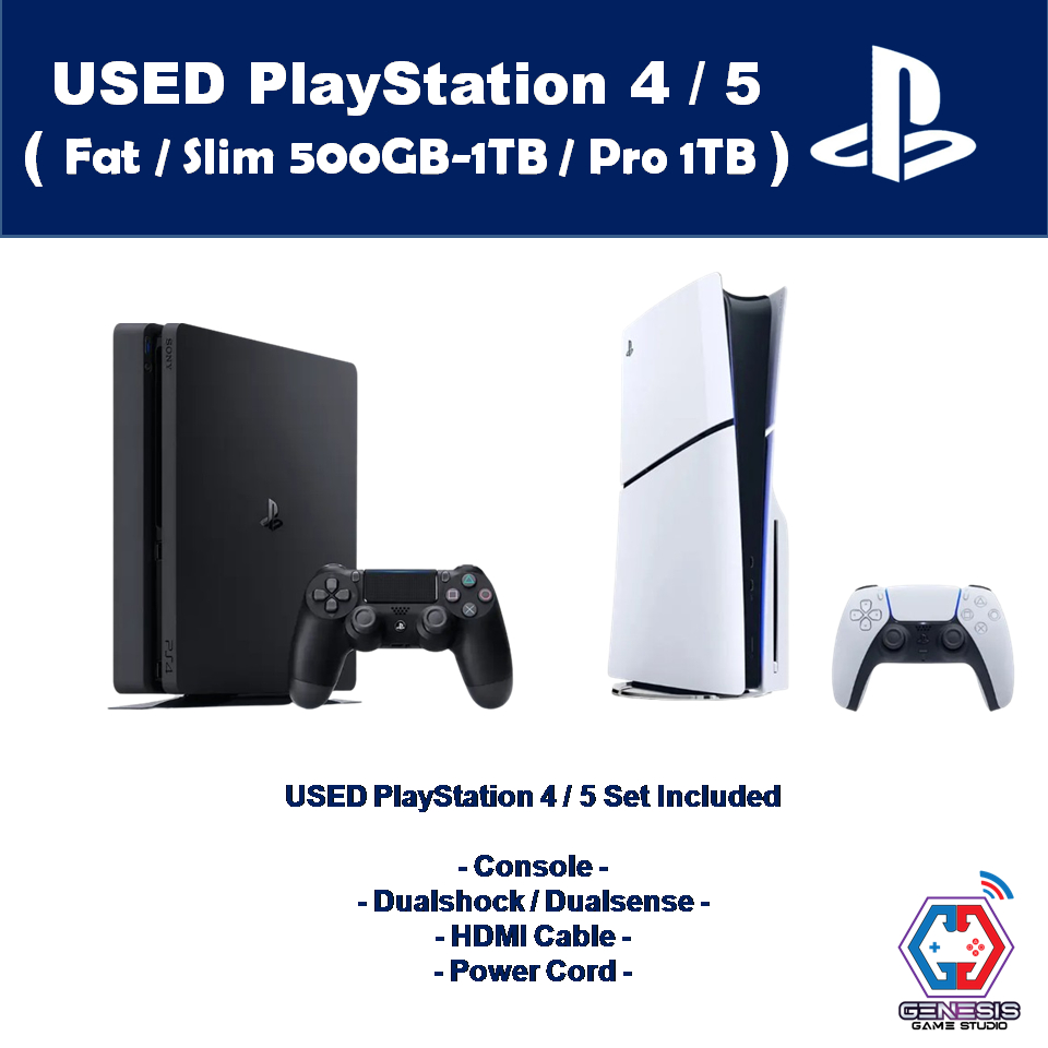 1TB Playstation high quality 4 Console (PS4) with controller and power cord