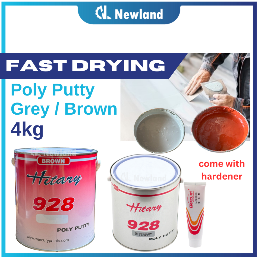 Nissan Hitary 928 Car Putty + Hardener / Simen Kereta / Poly Putty 4kg
