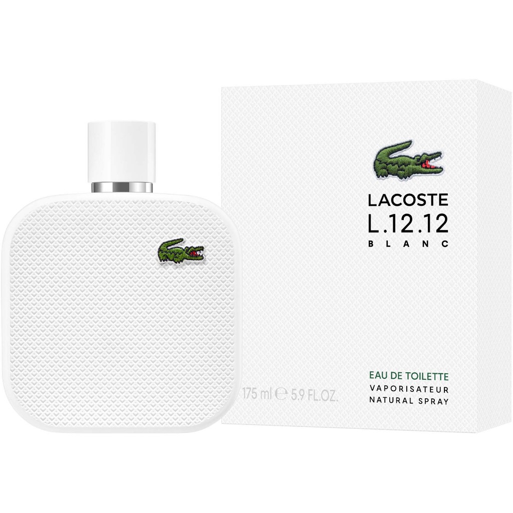 ORIGINAL Eau De Lacoste L.12.12 Blanc 175ml EDT Perfume Shopee Malaysia