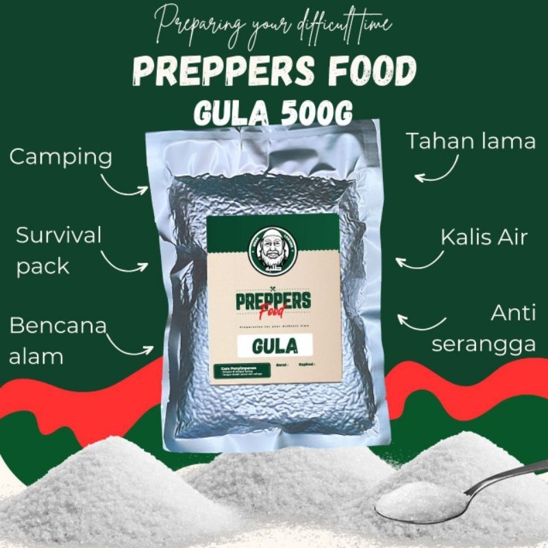 Gula Prepper Vacuum Pack Tahan lama Emergency kit survival prepping ...