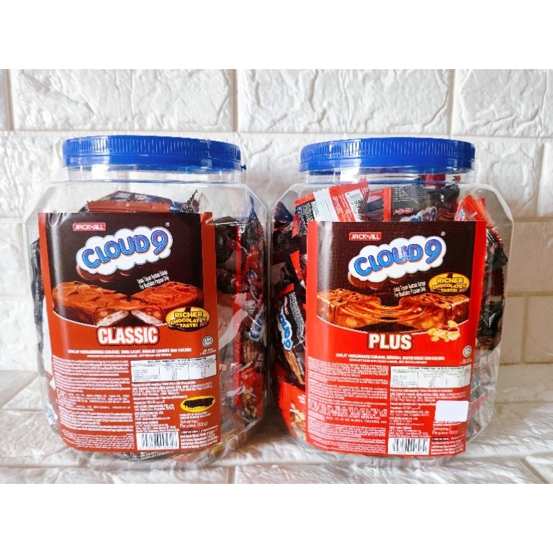 Cloud 9 Classic Chocolate Bar 60pcs / Jar | Shopee Malaysia