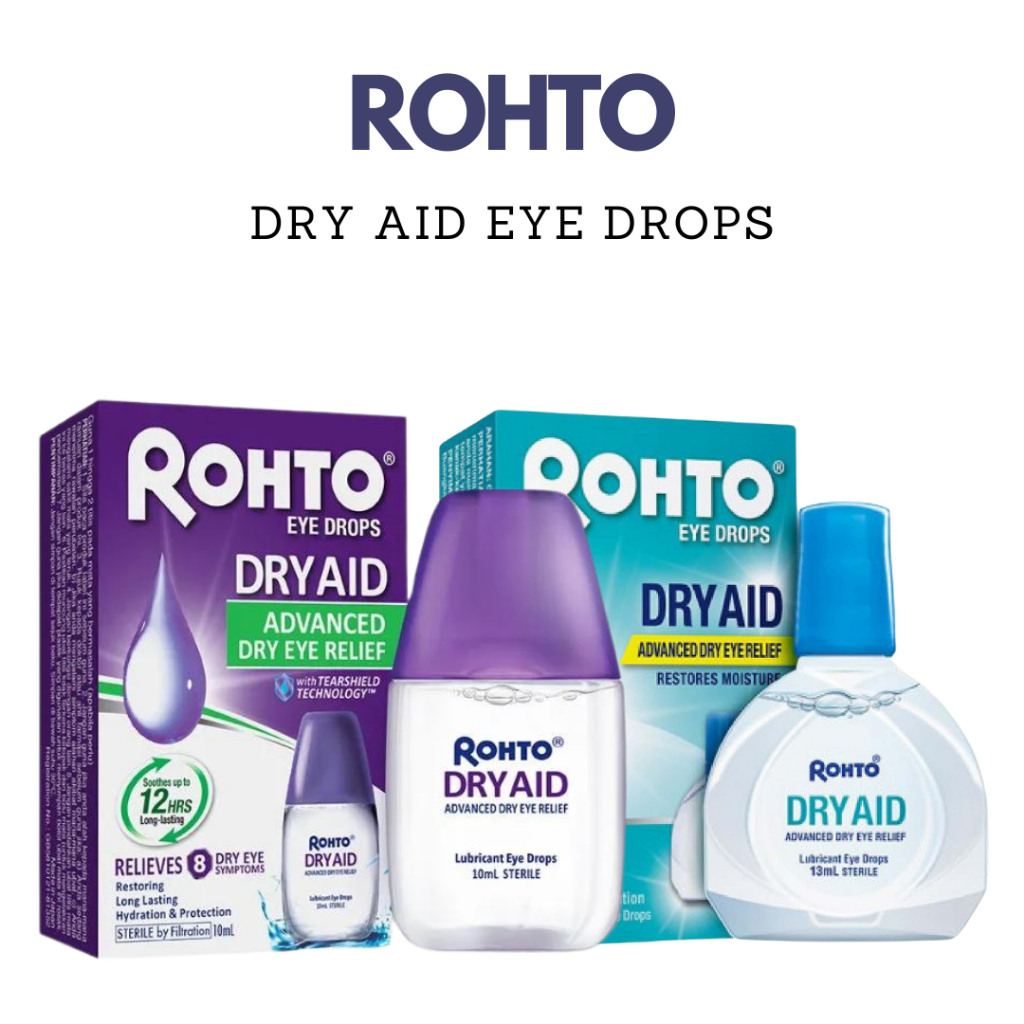 ROHTO Advanced Dry Aid / Dry Aid Eye Drops | Shopee Malaysia