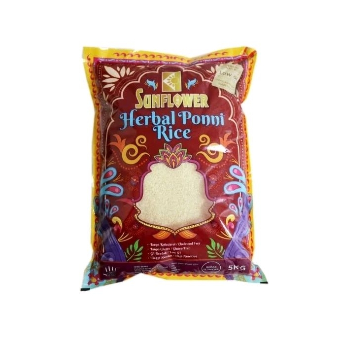 Sunflower Herbal Ponni Rice - 5kg | Shopee Malaysia