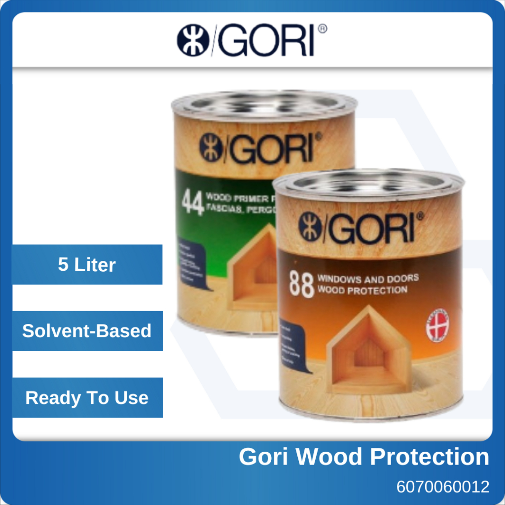 5L GORI 44 88 Wood Primer for Facades Matt Paint Wood Protection Sealer ...