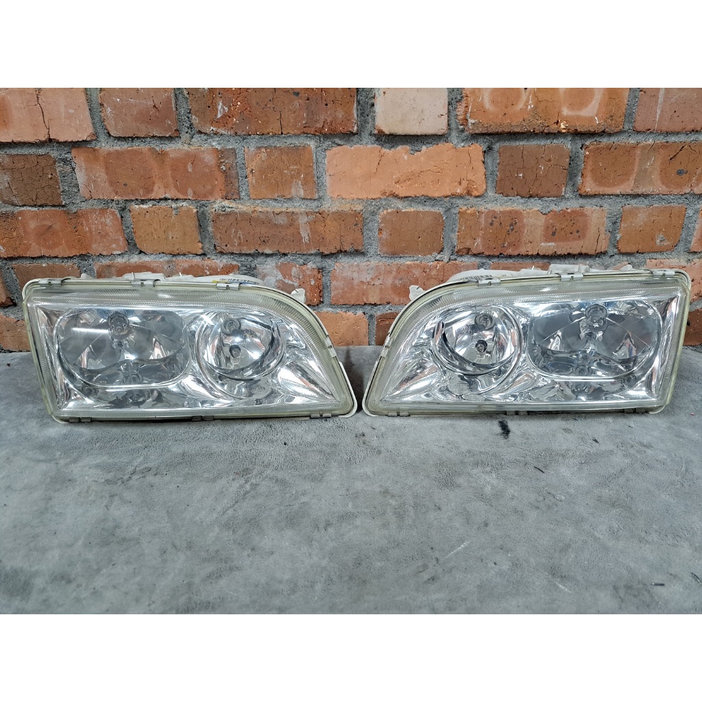 Original 2000-2003 Volvo V40 S40 GLASS LENS Head Lights Lamps 1 Pairs ...